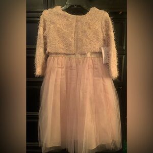 Pippa & Julie Blush Pink Formal Dress with Bolero Dress